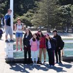 International students visit Days Bay